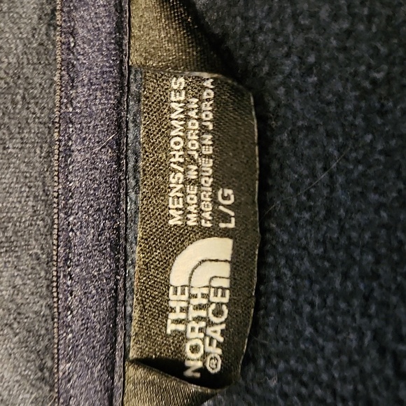 THE NORTH FACE Soft Shell Windwall Fleece Lined Jacket Men’s Large Blue - Picture 5 of 5